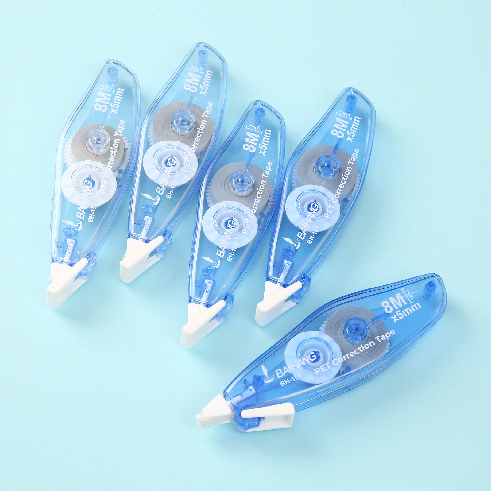 Gradient color correction tape, student examination and office correction tape, high appearance level, no tape jam set, large capacity correction tape pic 14