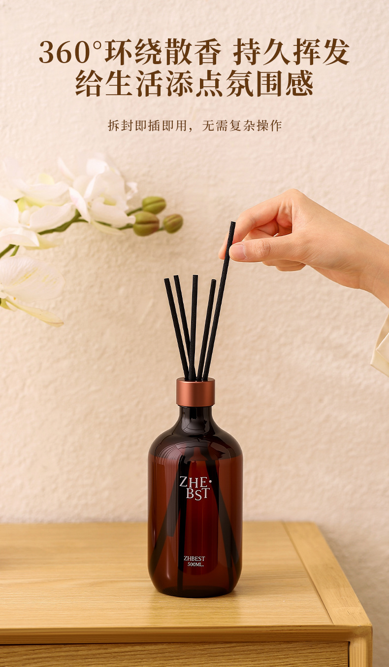 ZHE.BST Flameless aromatherapy essential oil long-lasting deodorizing Toilet, home hotel fragrance display, Bedroom air Fragrance aroma bottle pic 5