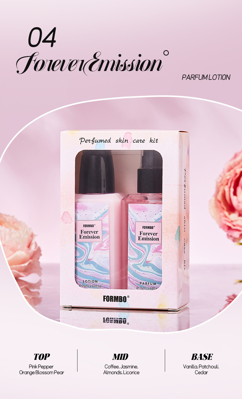 【跨境专供】香水护肤套装持久留香清新淡香香水身体乳液套装批发详情13