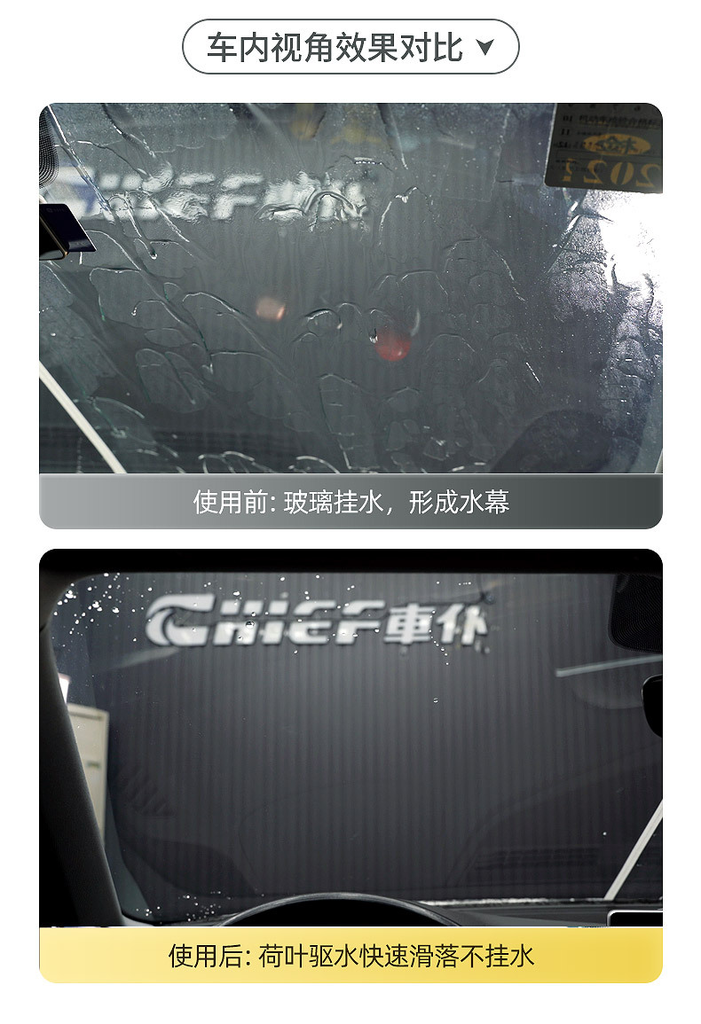 车仆玻璃拔水剂雨敌拨水剂玻璃防水防雨剂汽车玻璃驱水剂汽车用品详情9