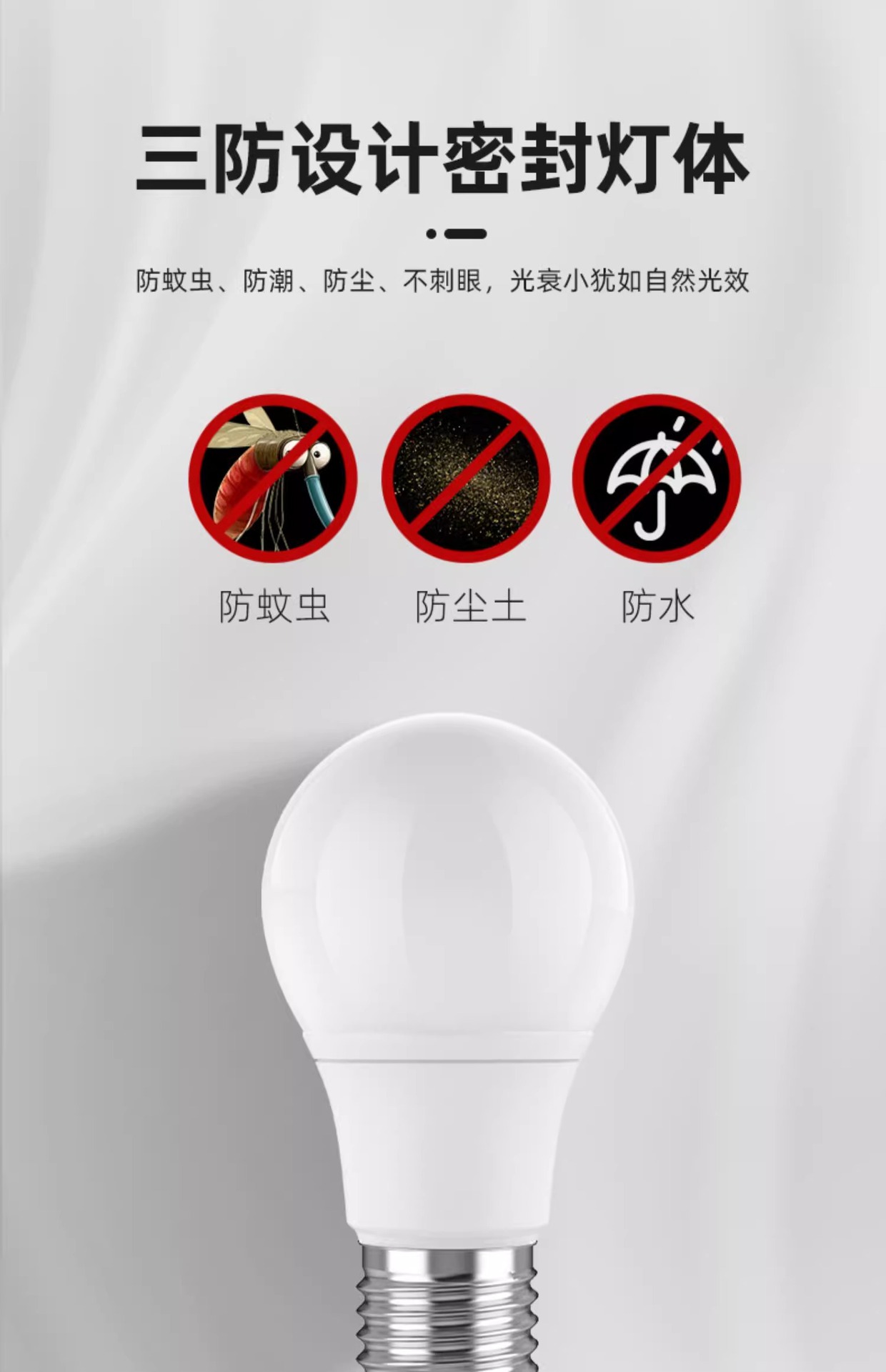 12V, 24V, 36V led bulb, machine tool, common lathe, working battery, cold storage, low-voltage waterproof screw, E27 AC/DC pic 8