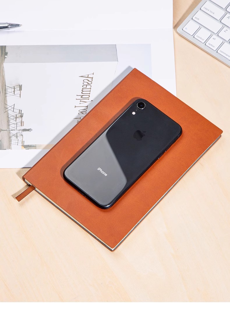 Customized soft leather notebooks with logo printing, free engraving, diaries, business office meeting record books, and custom-made notebooks pic 17