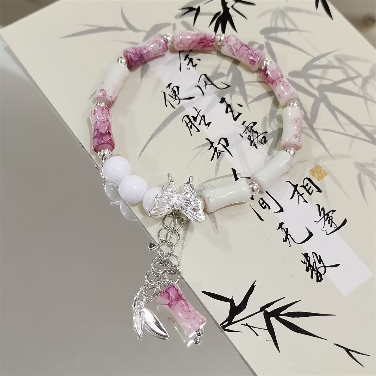 爆款手链kt猫Hellokitty抖音同款手链情侣diy手工串珠送闺蜜女友详情3