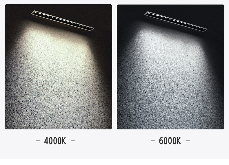 嵌入式格栅线条灯窄边led长条射灯客厅防眩高显洗墙灯超薄无主灯详情7