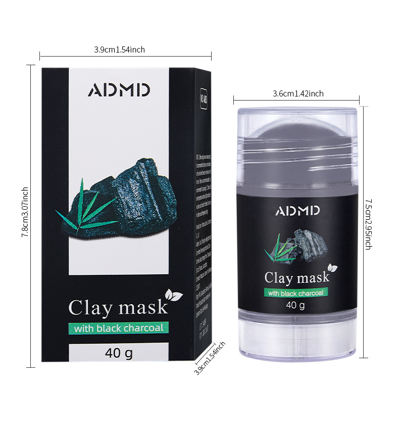 【 Cross-border Exclusive Supply 】ADMD Bamboo Charcoal Mud Film Stick for Cleaning and Oil Control, Pore Shrinking and Cleaning, Wholesale pic 13