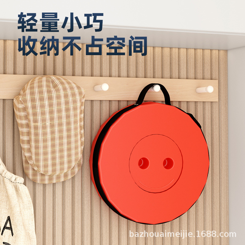 户外便携折叠凳彩虹伸缩凳子塑料椅子露凳营野餐网红加厚收缩凳详情9