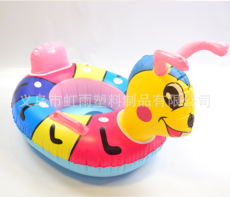 夏天蚂蚁艇水上充气儿童玩具座圈带扶手防侧翻游泳圈婴儿坐圈批发详情6