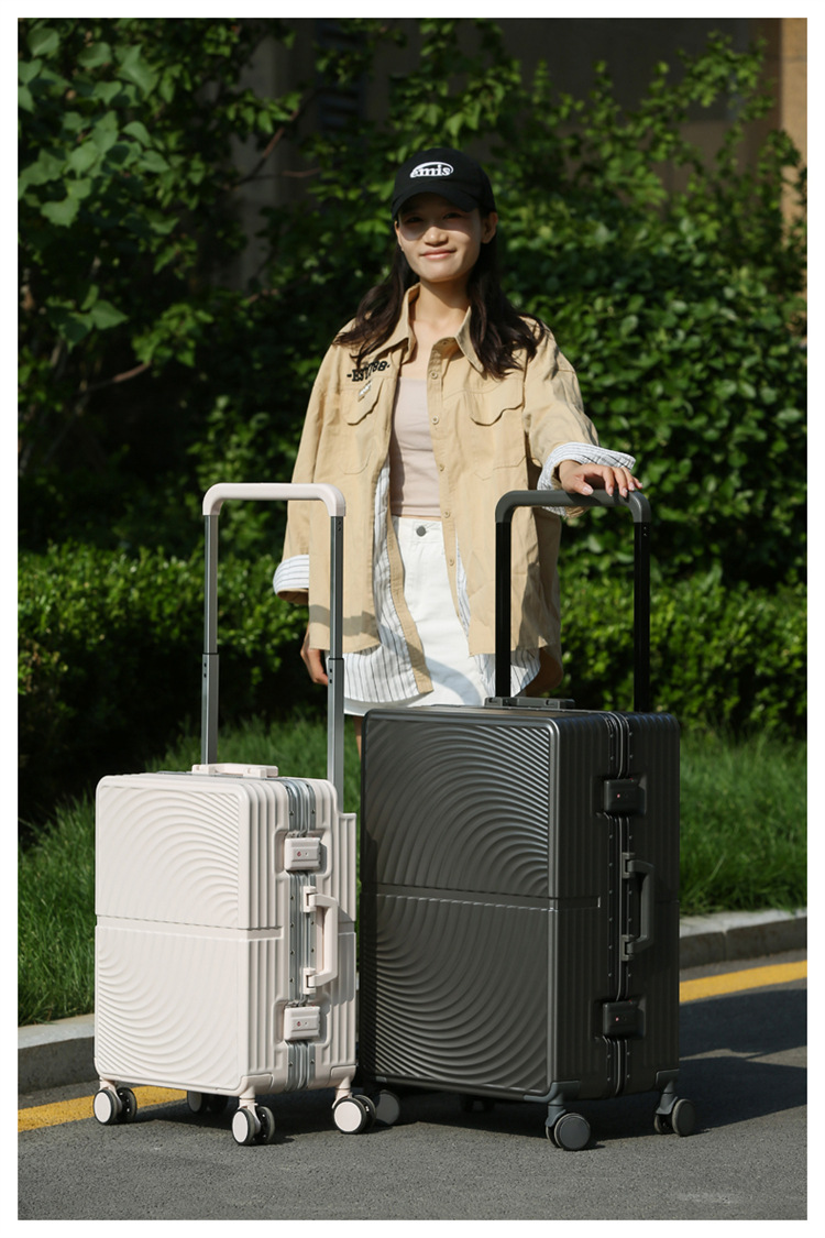 宽拉杆铝框行李箱万向轮大容量20寸24可登机密码箱旅行箱时尚拉杆详情36