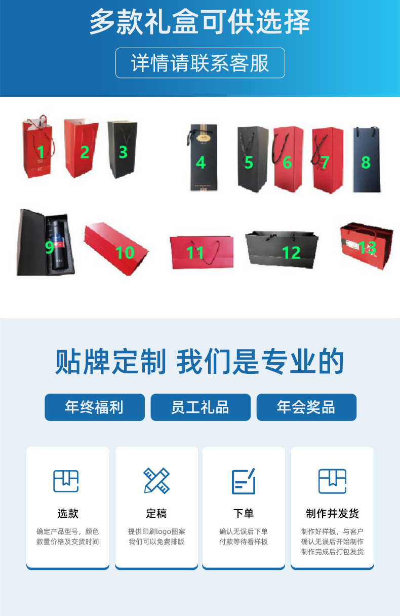 多色保温杯套装纯钛葫芦水杯陶瓷内胆保温杯便携保温保冷礼盒装详情4