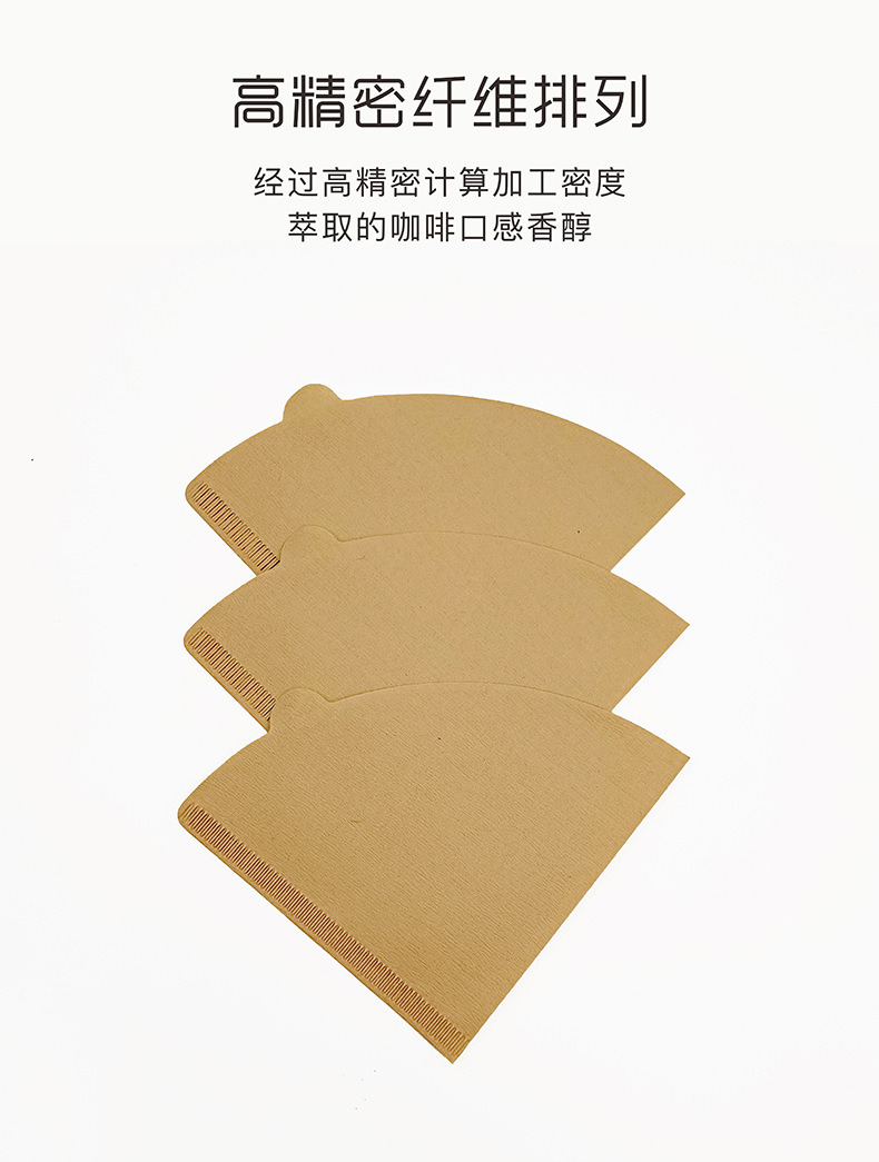 V60 coffee filter paper, V-shaped wood pulp conical filter paper for 1-4 people, hand-brewed coffee filter paper, V02 filter cup, 40 pieces pic 5