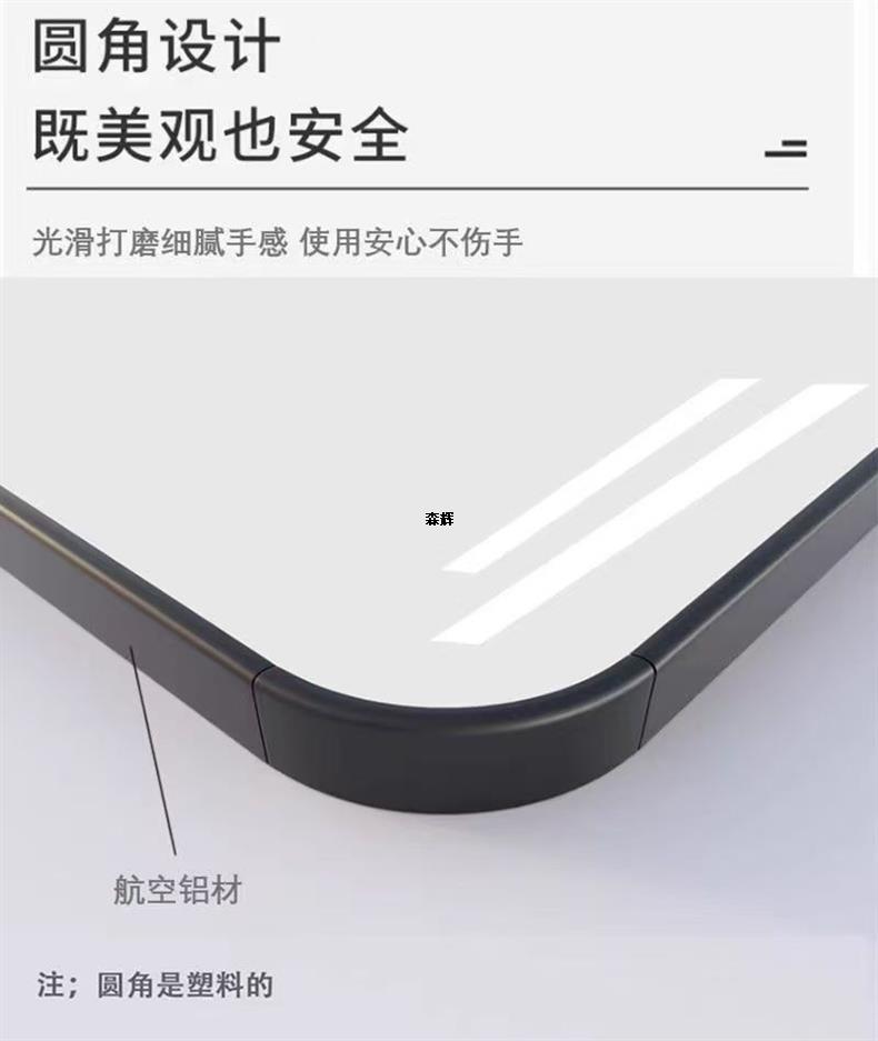 卫生间镜子免打孔粘贴化妆镜洗手间厕所洗漱台梳妆卫浴挂墙浴室镜详情13