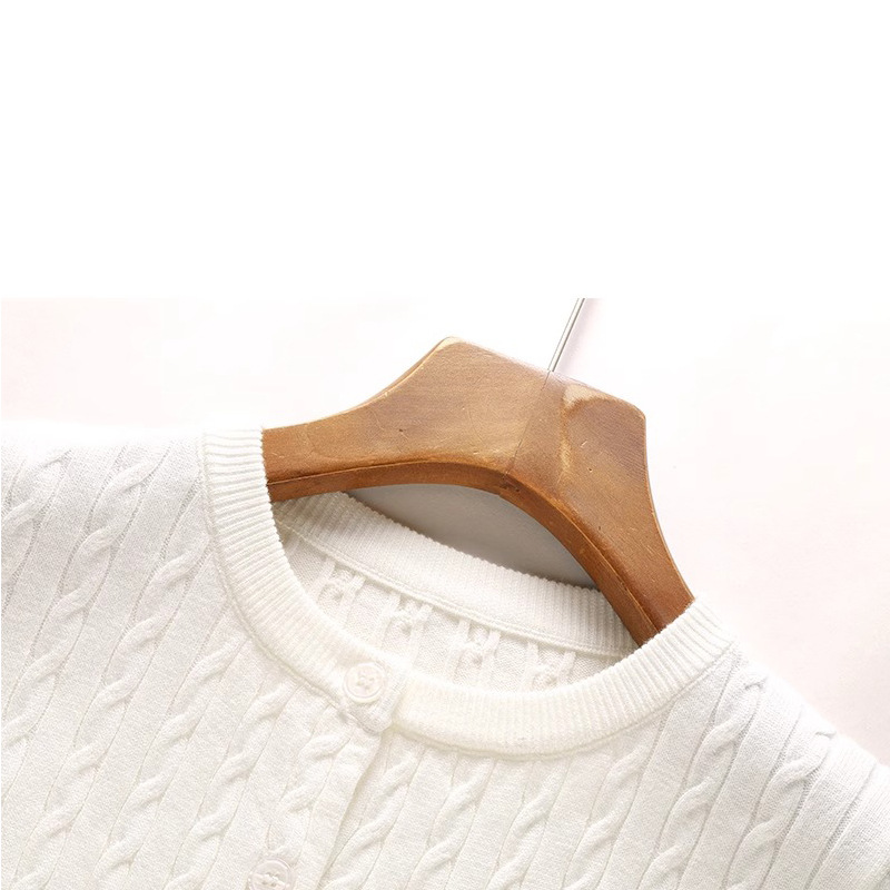 外套女春秋季新款打底毛衣麻花针织衫韩系宽松长袖上衣开衫高级感详情16