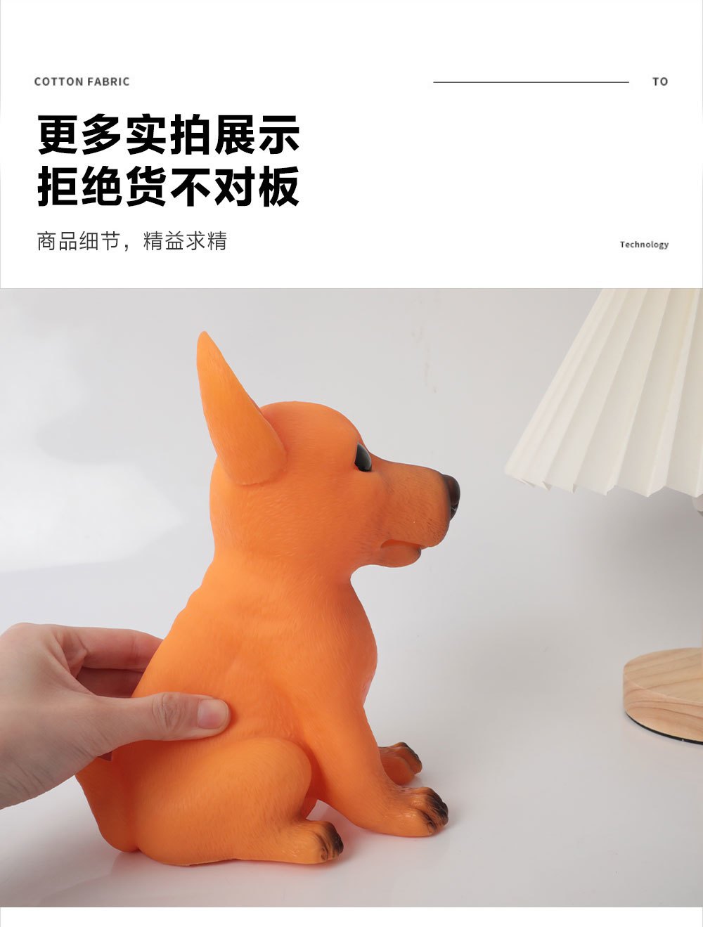 Cross-border new series of dog series artistic animal pvc statues, creative stress-relieving toys, desktop ornaments, relieve stress pic 7