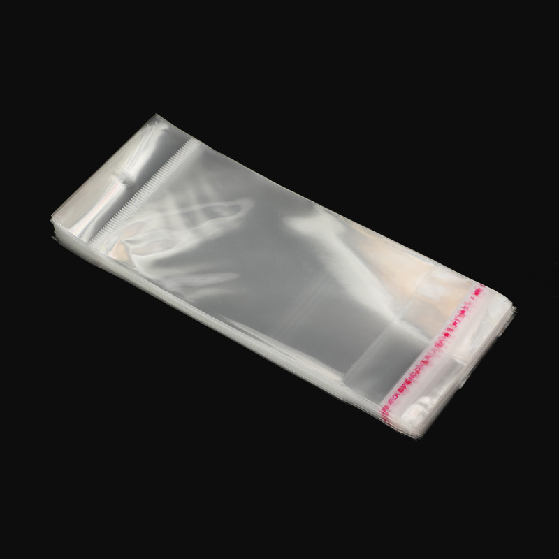 opp袋子 衣服自粘袋服装包装袋透明平口塑料自黏袋卡头自封不干胶详情14