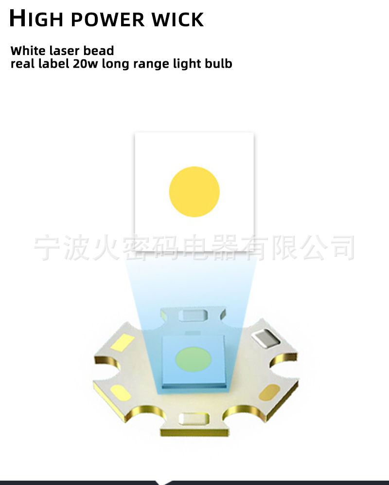 跨境新款热卖强光数显手电筒户外充电超亮调焦应急防身家用手电详情10