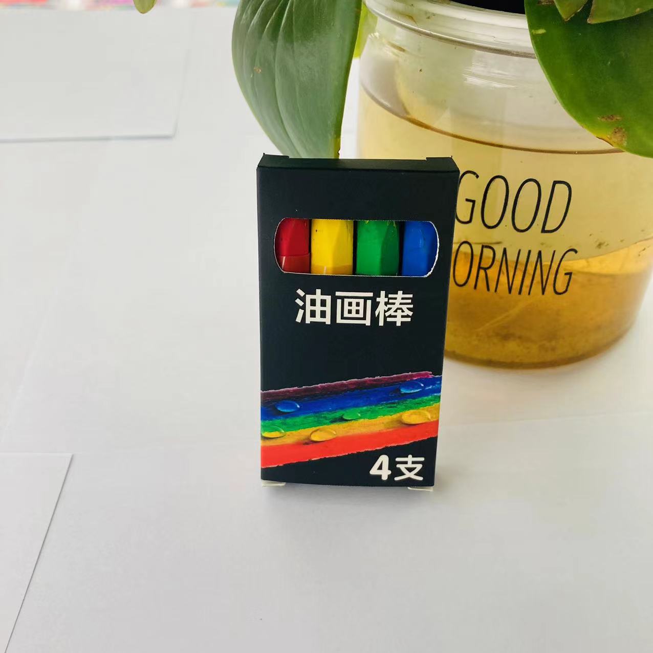 优质环保六角油画棒美术培训机构绘画班专用儿童叠色多彩油画棒笔详情7