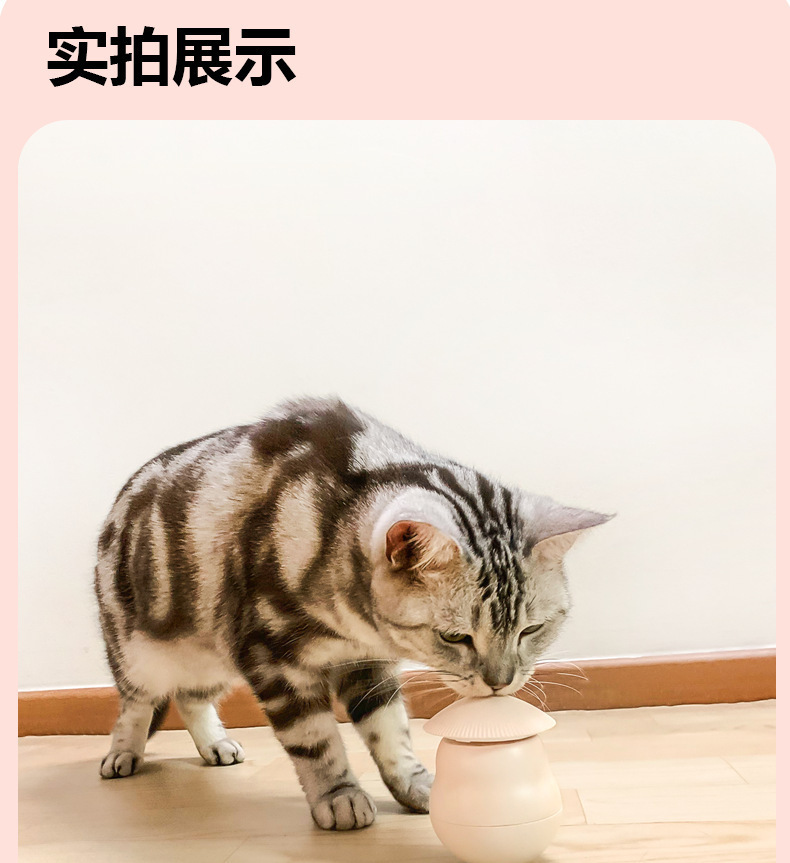 跨境不倒翁智能激光逗猫玩具自动激光逗猫棒电动猫玩具宠物用品详情10