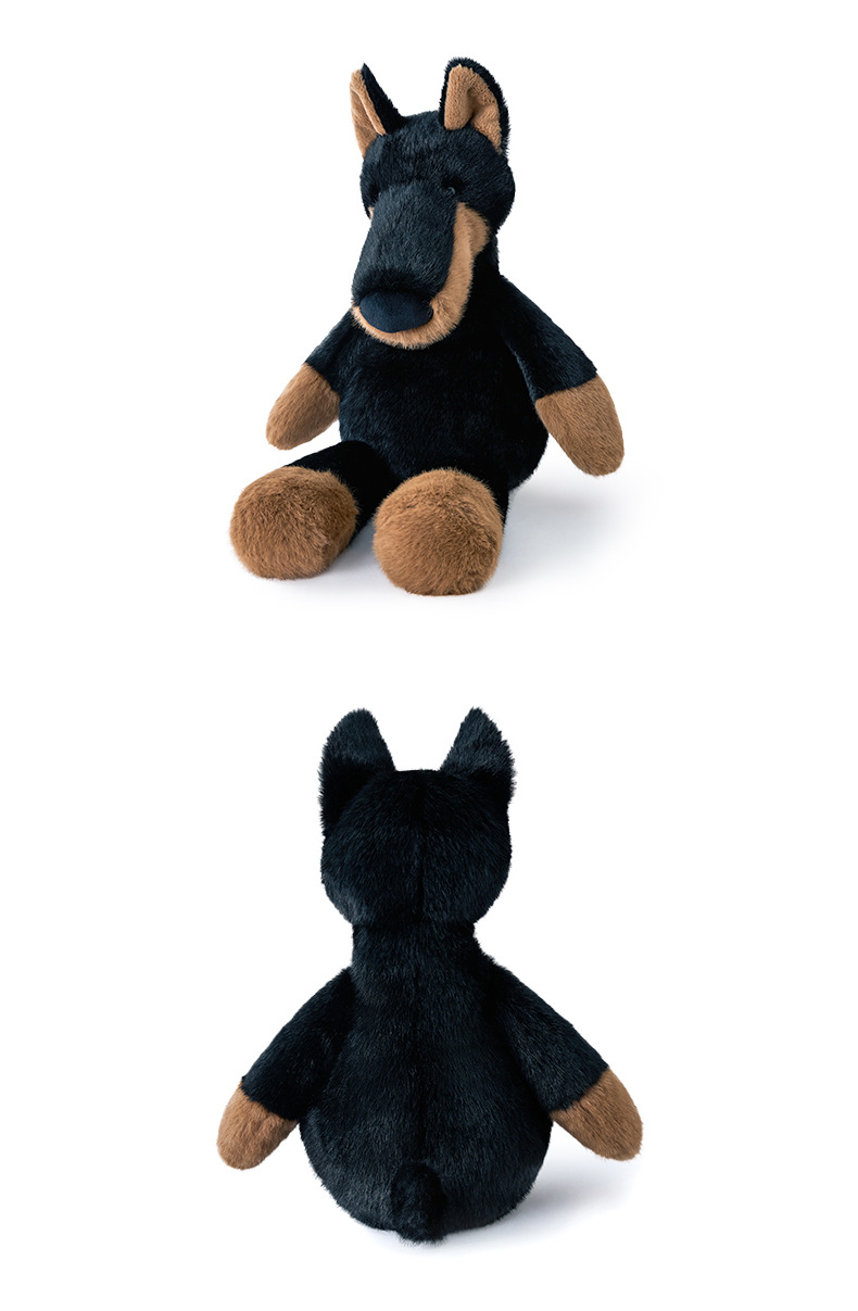 New milk coffee puppy plush toy doll, children's soothing doll, best friend birthday gift, healing and companionship pic 9