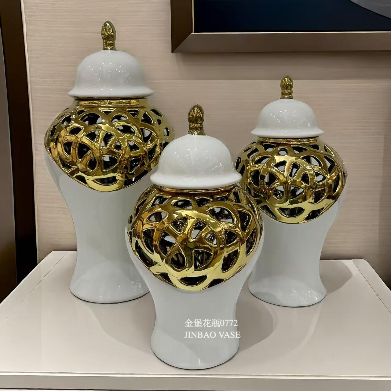 Nordic creative ceramic vases, rotating aesthetic ornaments, high-end living room entrance hall tabletop, dining table, dried flower decorations pic 42