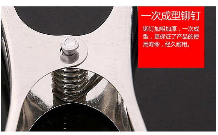 大号不锈钢夹子被夹晾衣夹晾被子大夹子强力防风夹晒衣服夹子衣架详情40