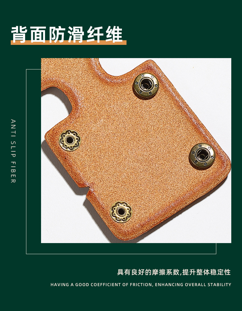 Koman camping water bottle cowhide handle gloves are comfortable, wear-resistant and heat-resistant. Genuine top-layer cowhide water bottle handle gloves pic 6