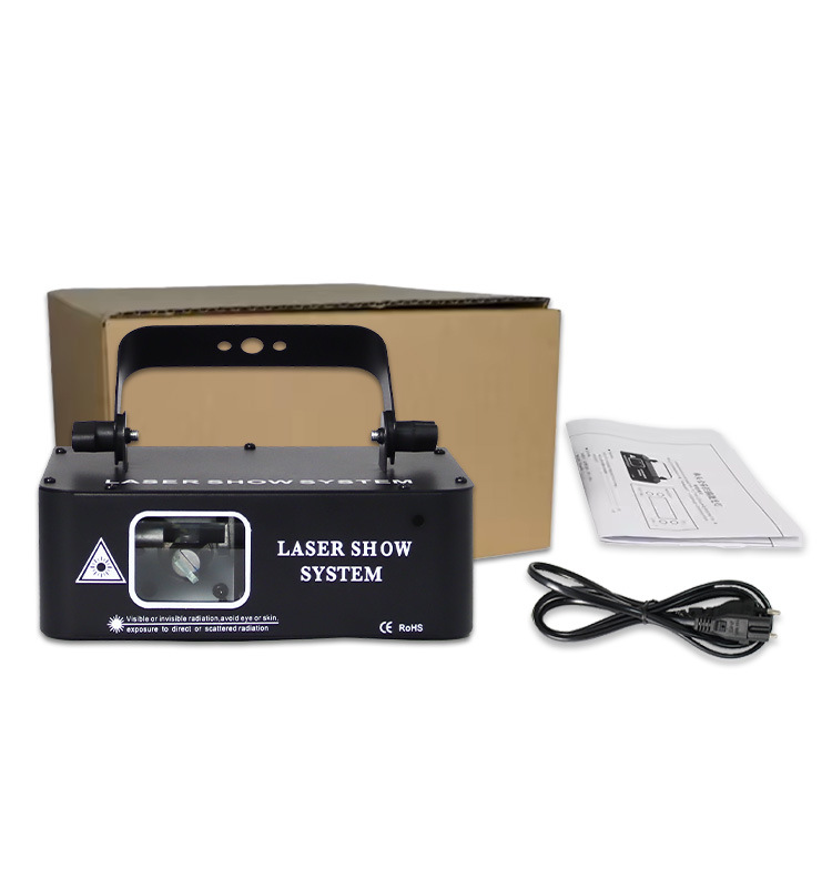 3D全彩光束激光灯单投线条扫描镭射图案投影灯酒吧派对氛围舞台灯详情6