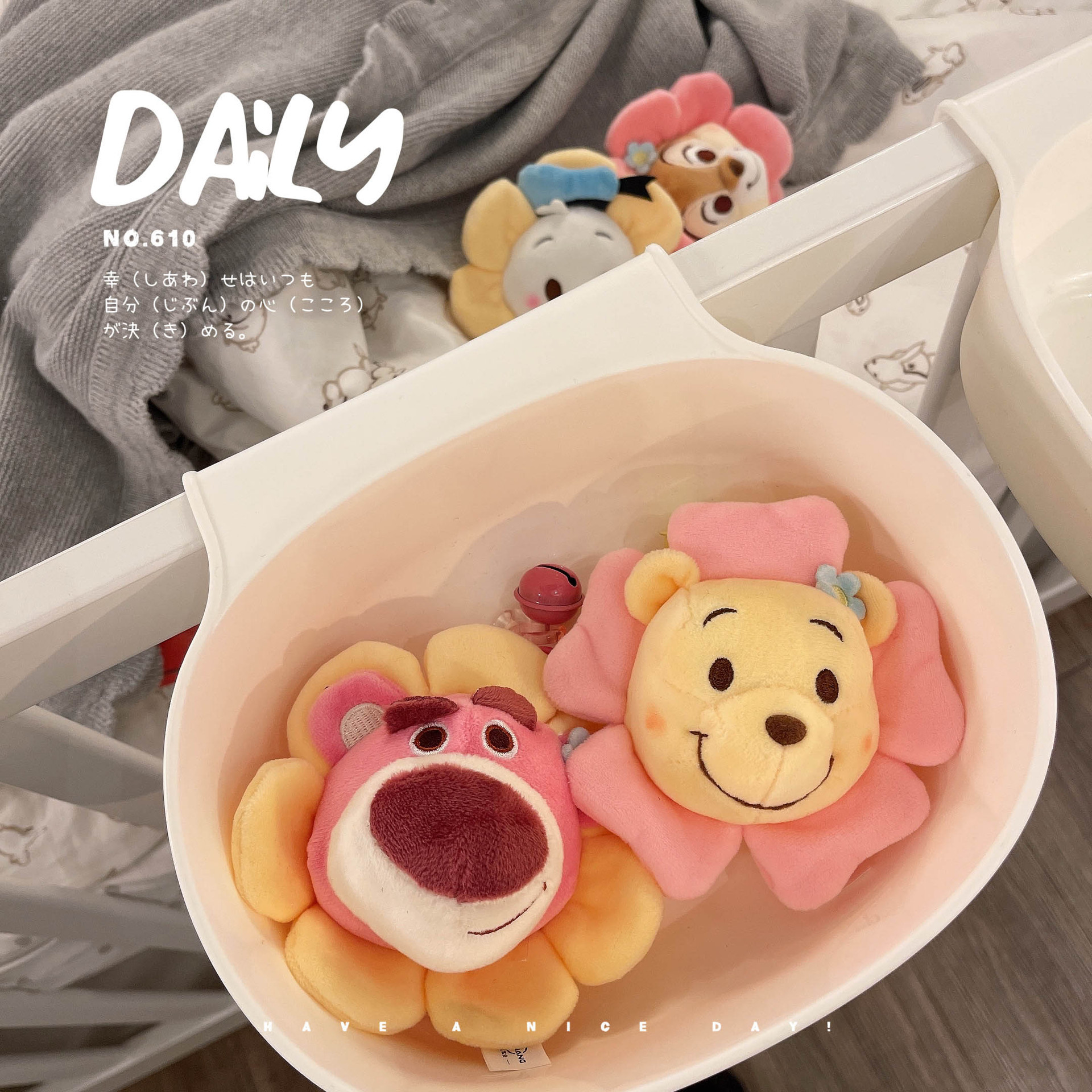 Official Disney Fairy of Flowers series Strawberry Bear Winnie the Pooh Bear Qiqi scented plush toy birthday present pic 19