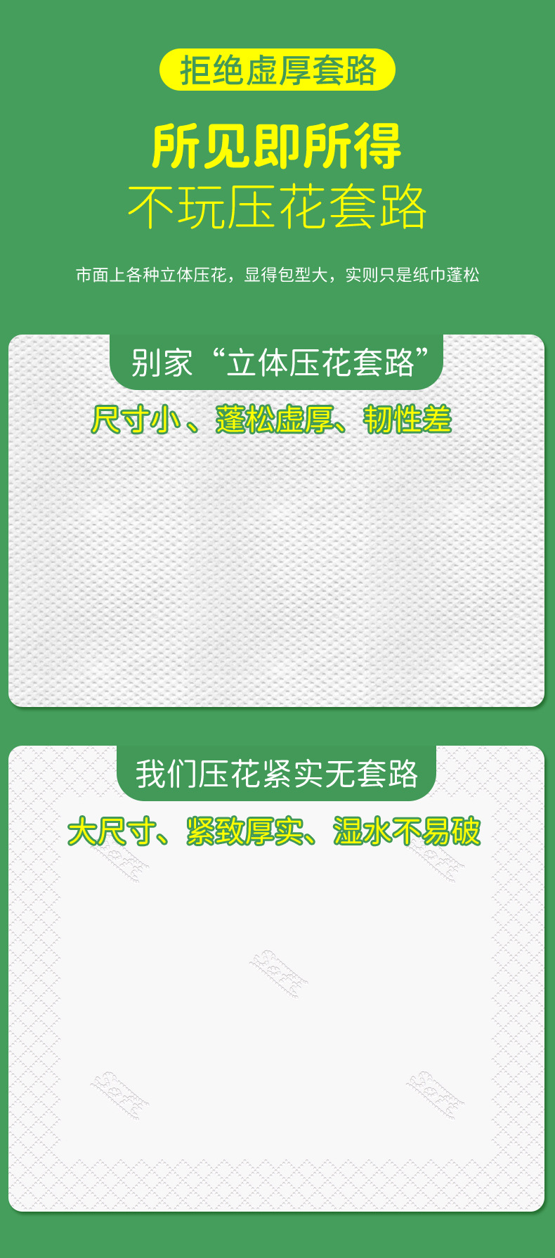 大量批货加大加厚挂式抽纸加量装加量不加价大包装母婴纸巾悬挂式详情9