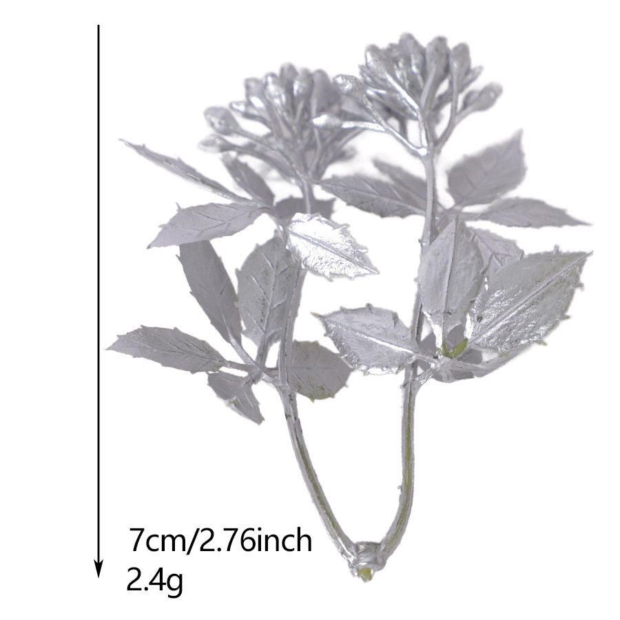 复古植物配件仿真金色叶子手工插花配件节日装饰仿真花跨境代发详情37