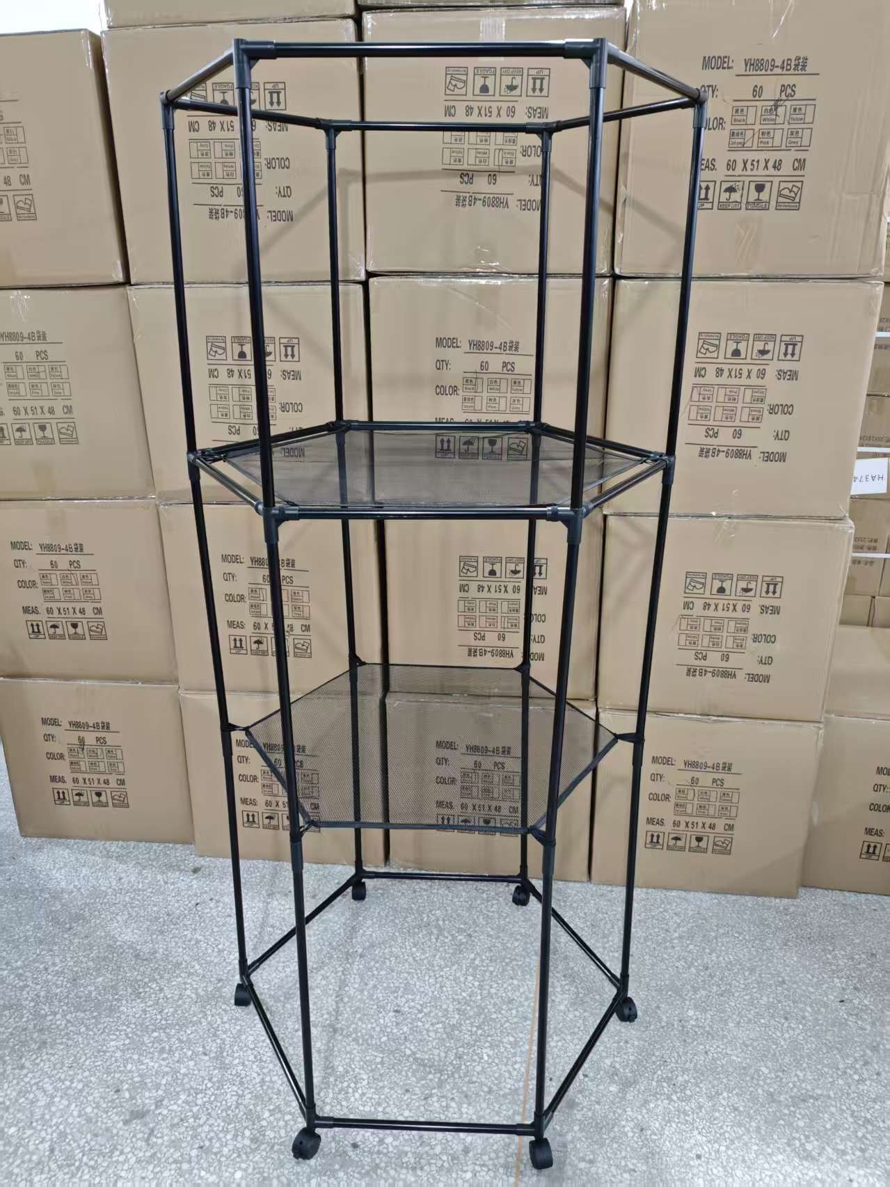 旋转落地立式晾衣架加厚衣帽架家用卧室阳台晾衣杆晒衣服架9913详情7