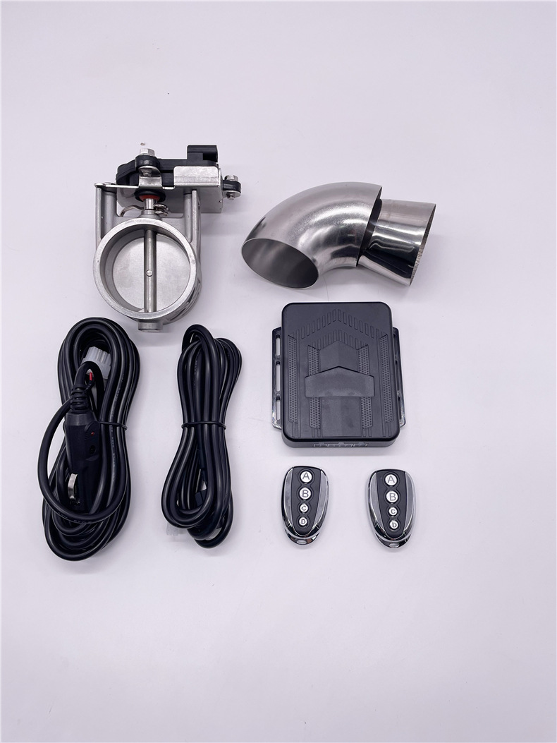 汽车电动排气阀门多角度全开半开遥控可变两线电子阀门控制器详情1