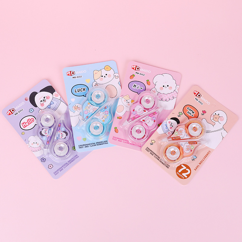 炜搏修正带中小学生修改带大容量涂改带可爱改正带创意卡通文具详情8