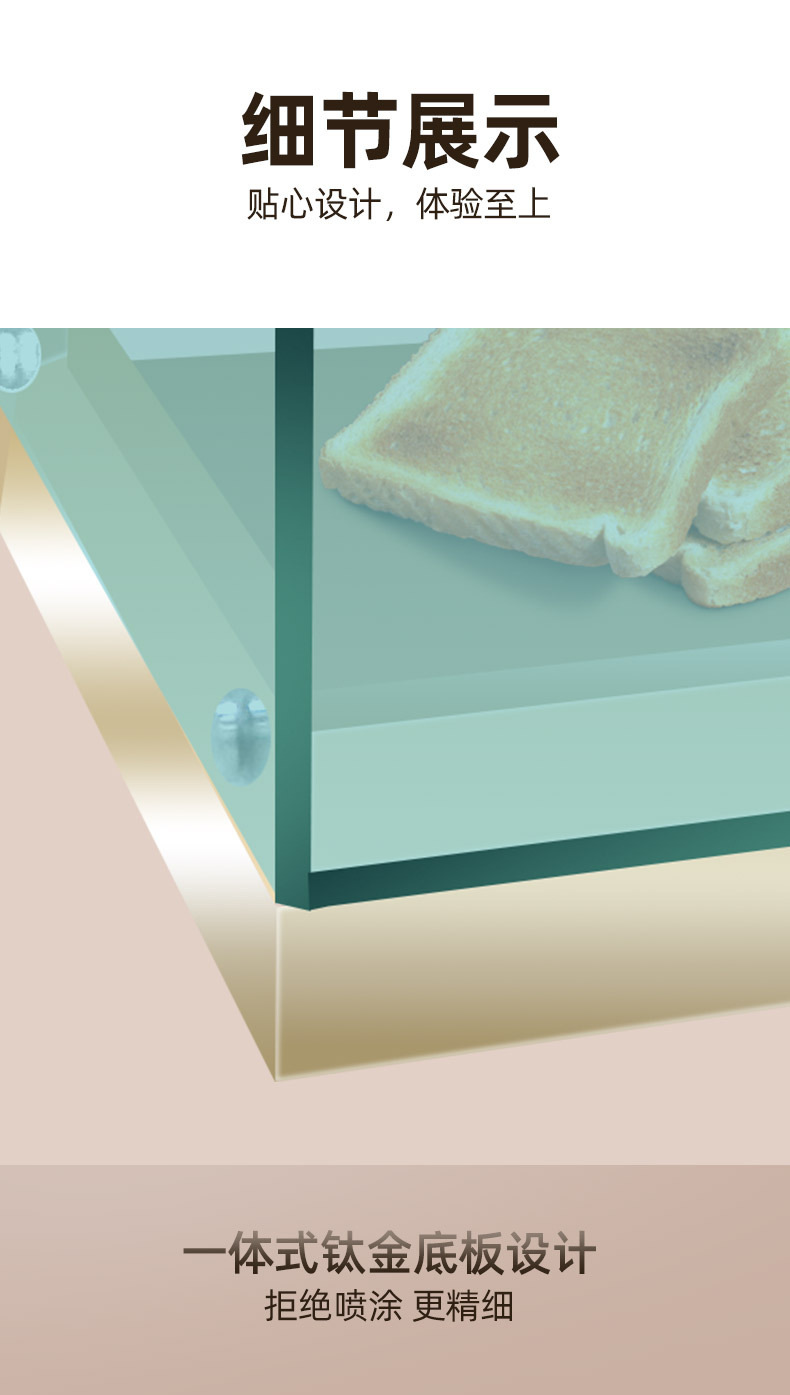 Commercial insulated cabinets, fully transparent thickened tempered glass constant-temperature display cabinets, insulation equipment for cooked food convenience stores and snacks pic 8