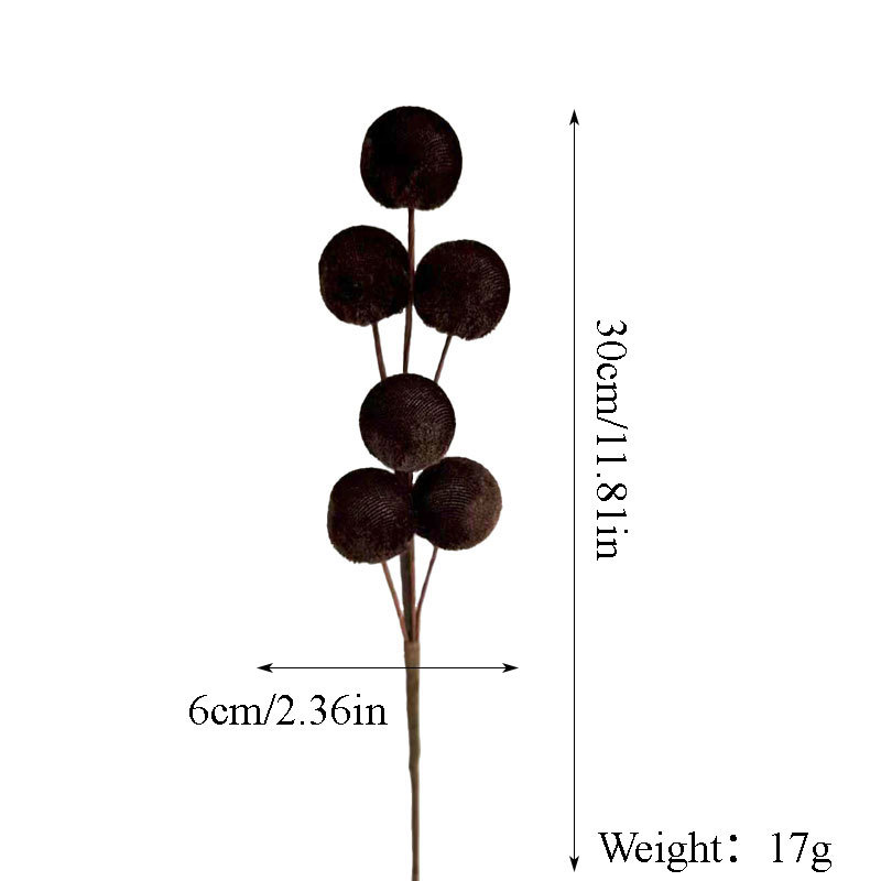 Merry Christmas! New velvet sphere ball paddle Christmas tree decoration Christmas tree wreath decoration factory store pic 11