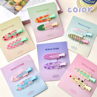 The simple matte sea salt blue hair band is elegant and versatile, with a girlish heart. It features a high-elasticity, durable and seamless hair accessory pic 8