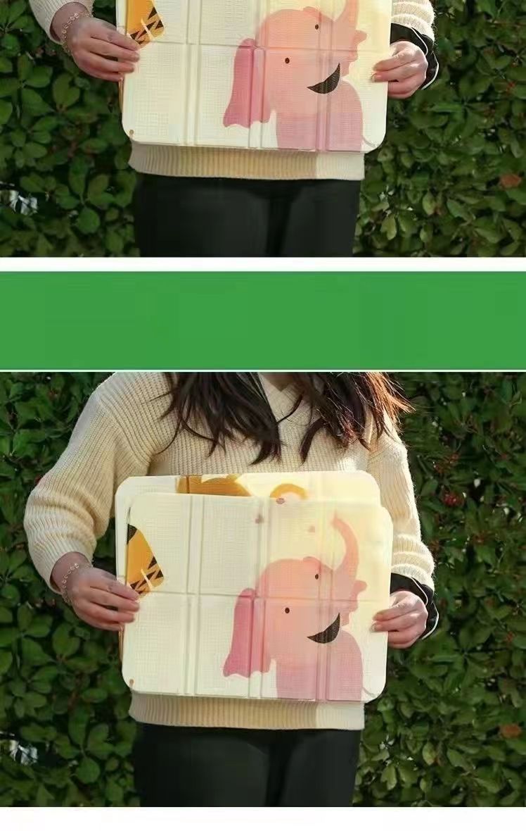 户外单人折叠坐垫便携式坐垫露营小坐垫防潮垫公交旅游隔凉泡沫垫详情16