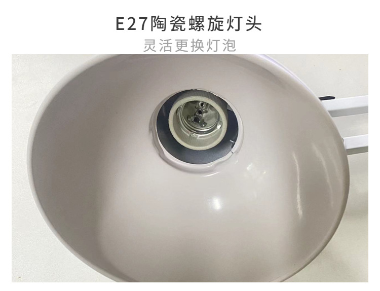 LED long-arm eye-protecting nail and eyelash desk lamp, learning, reading, work, tattoo repair, tattoo clip, folding lamp pic 13