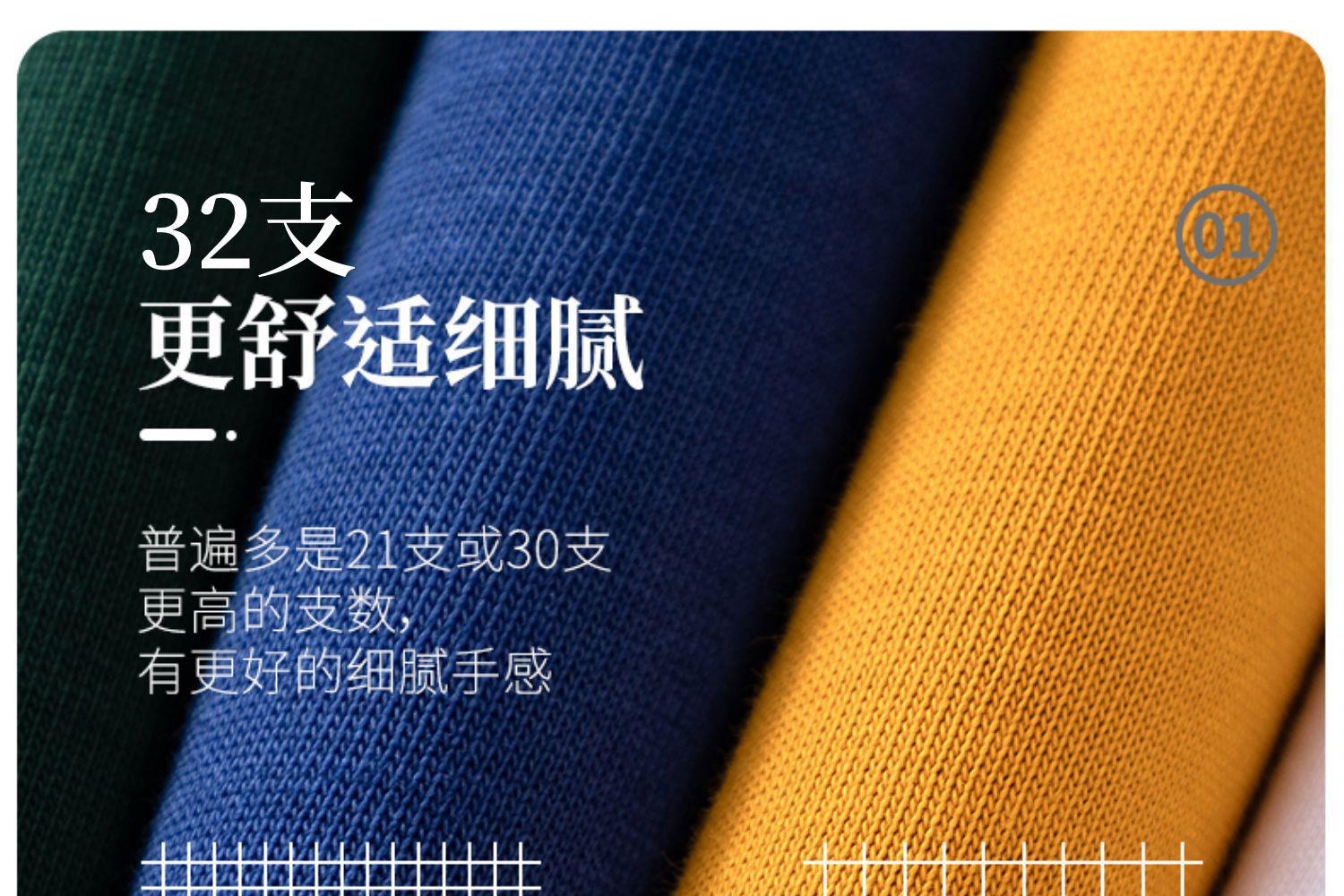 灰绿色500g重磅纯棉纯色短袖T恤男女同款体桖内搭上衣男士半袖t恤详情7