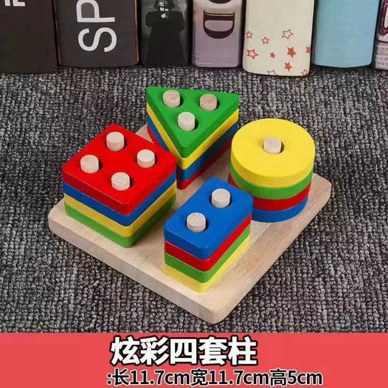 儿童益智敲琴字母数字形状配对宝宝早教木质玩具源头工厂批发详情5