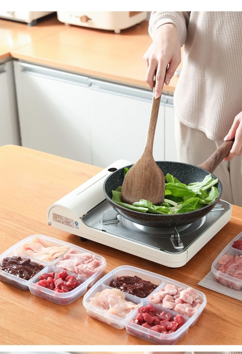 冰箱保鲜盒食品级批发日式家用塑料冻肉冷冻分格葱姜蒜密封保鲜盒详情10