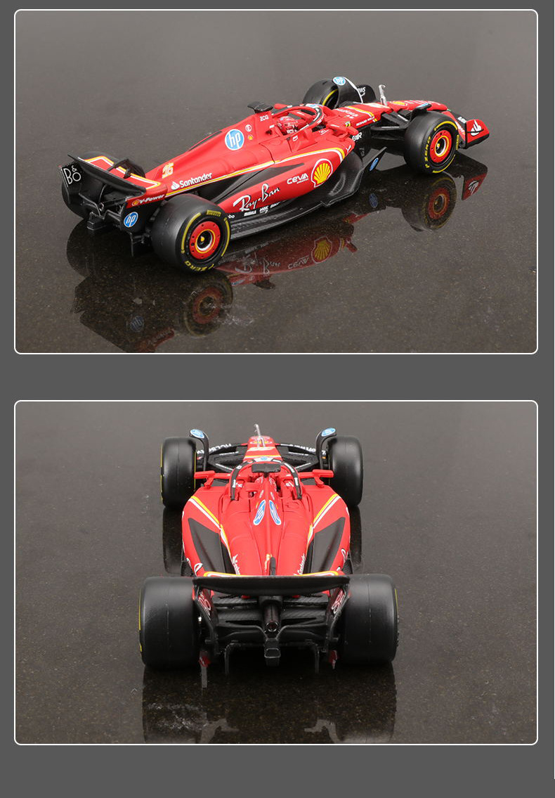 2024 1:43 scale replica Ferrari F1 car model SF-24 metal racing toy car model alloy wholesale pic 14