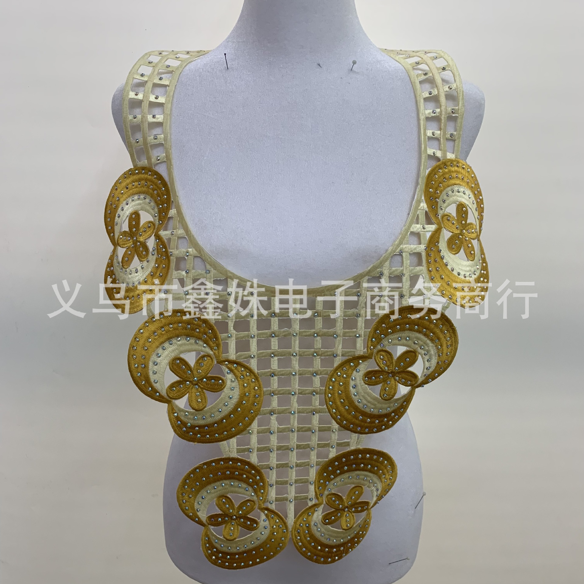 Embroidery, rhinestone and diamond fabric with adhesive backing decoration for foreign trade clothing accessories pic 47