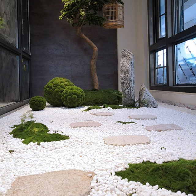 白色抛光鹅卵石 园林景观铺路工程石 自然白雨花石 滚磨石子详情8