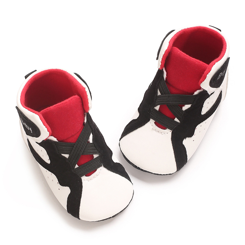高帮婴儿鞋春秋0-1岁宝宝PU软底婴幼儿运动鞋详情23