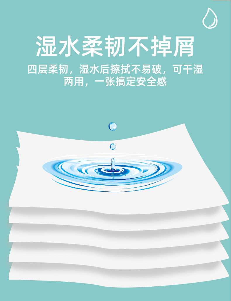 Zhanmei offers 600 4-layer large packs of tissues and tissues, a whole box of large facial tissues, cost-effective baby toilet paper and napkins pic 11