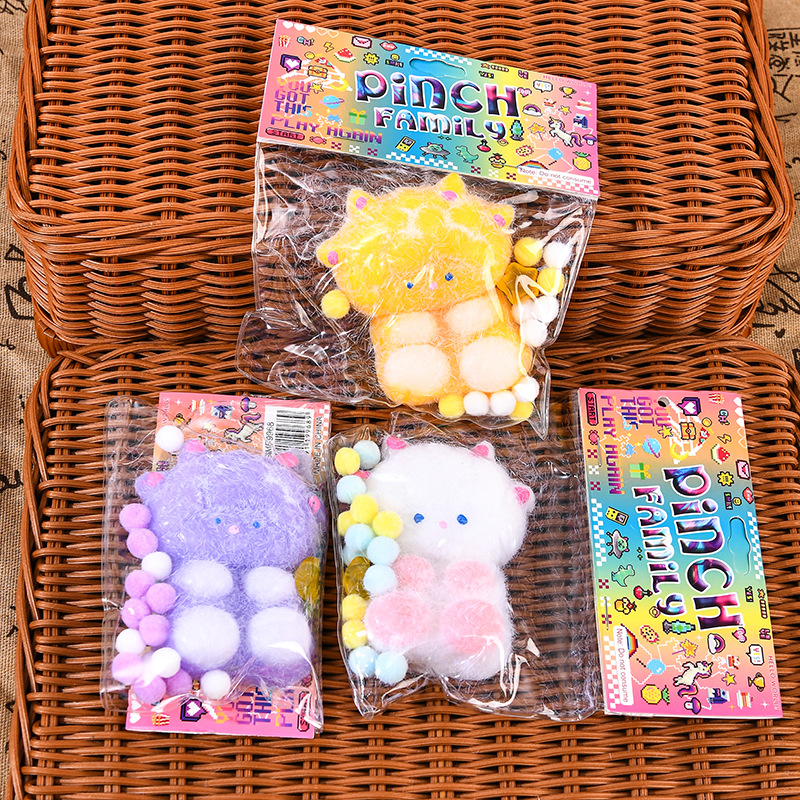 Super soft plush cat paw pinch fun stress-relieving gadget, waffle doughnut stress-relieving toy, venting small gift for direct sale pic 10