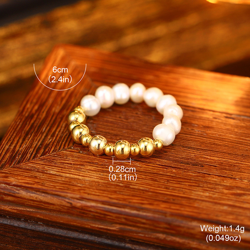 Wholesale of summer new butterfly natural pearl rings with a niche and high-end design, the same style as those on Xiaohongshu pic 20