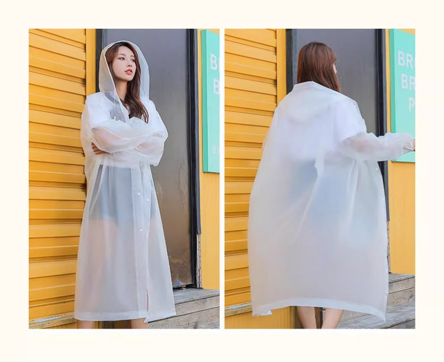 批发加厚男女成人非一次性EVA雨衣雨披长款学生徒步雨衣旅游漂流详情16