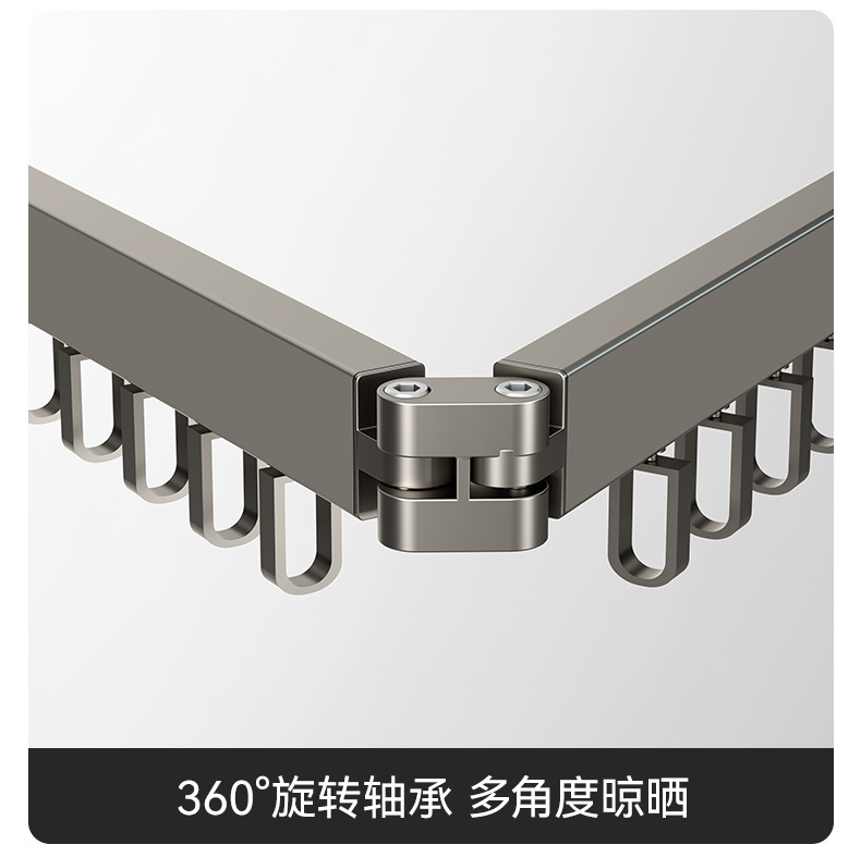 阳台晾衣架折叠晾晒伸缩室内晾衣神器隐藏式晒衣架卫生间晾衣杆详情25