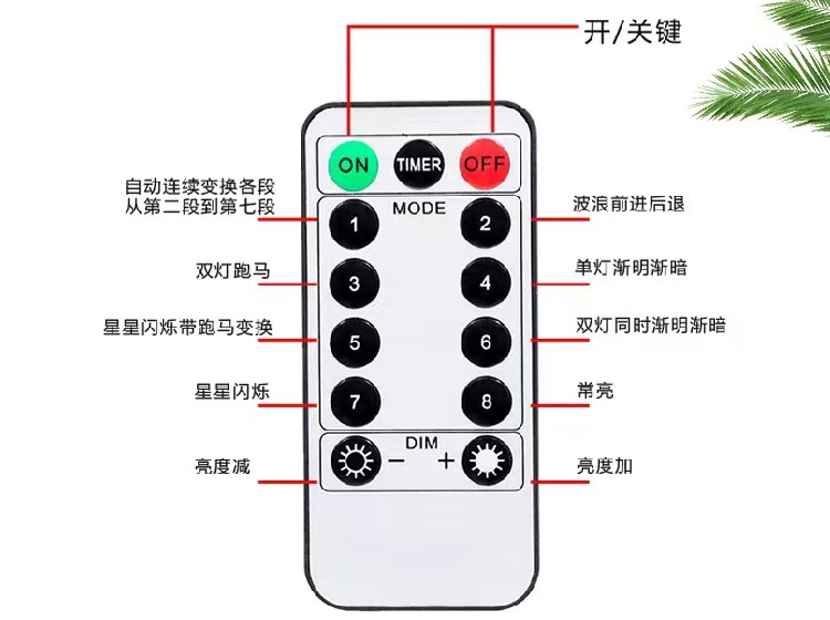 跨境亚马逊LED铜线灯窗帘灯串USB遥控3*3带挂钩圣诞婚庆卧室装饰详情16